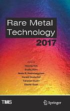 Rare Metal Technology 2017.