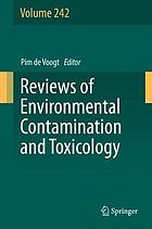 Reviews of environmental contamination and toxicology. Volume 242