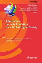 Information Security Education 10th Ifip Wg 11.8 World Conference, Wise 10, Rome, Italy, May 29-31, 2017, Proceedings.