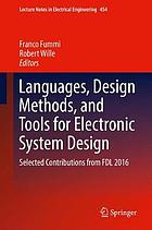 Languages, Design Methods, and Tools for Electronic System Design