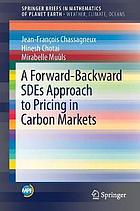 A forward-backward SDEs approach to pricing in carbon markets