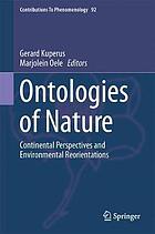 Ontologies of Nature