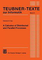 Calculus of distributed and parallel processes.