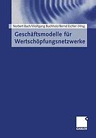 Geschäftsmodelle für Wertschöpfungsnetzwerke