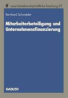 Mitarbeiterbeteiligung und Unternehmensfinanzierung