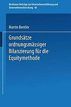 Grundsätze ordnungsmäßiger Bilanzierung für die Equitymethode