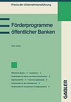 Förderprogramme öffentlicher Banken