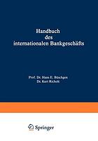 Handbuch des internationalen Bankgeschäfts