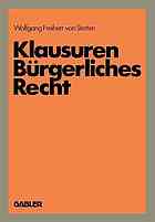 Klausuren Bürgerliches Recht Übungen im BGB u. HGB