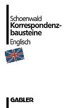 Korrespondenzbausteine Englisch