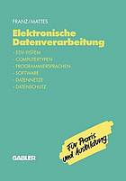 Elektronische datenverarbeitung.