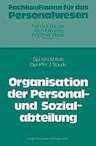 Die Organisation der Personal- und Sozialabteilung