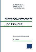 Materialwirtschaft und Einkauf praxisorientiertes Lehrbuch