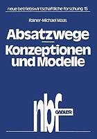 Absatzwege Konzeptionen u. Modelle