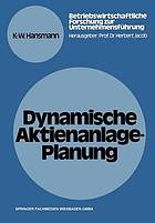 Dynamische Aktienanlage-Planung