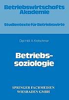 Betriebssoziologie