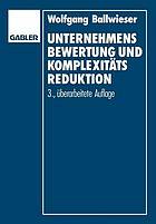 Unternehmensbewertung und Komplexitätsreduktion