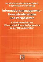 Informationsmanagement : Herausforderungen und Perspektiven