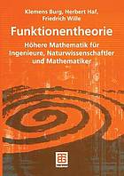 Höhere Mathematik für Ingenieure, Naturwissenschaftler und Mathematiker [...] Funktionentheorie / verf. von Herbert Haf