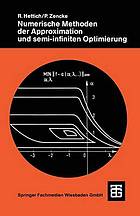 Numerische methoden der Approximation und semi-infiniten Optimierung