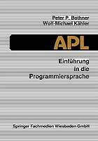 Einführung in die Programmiersprache APL