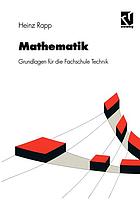 Mathematik : grundlagen fur die fachschule technik.