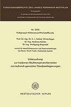 Untersuchung zur trockenen Hochtemperaturkorrosion von technisch genutzten Titanbasislegierungen.