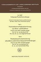 Titankatalysierte Hydroaluminierung von Mono- und Diolefinen. Titankatalysierte Isomerisierung sekundärer und tertiärer Grignardverbindungen / Friedrich Asinger ; Bernhard Fell ; Carola Gielen-Petig.