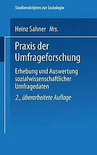 Praxis der Umfrageforschung