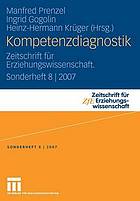 Kompetenzdiagnostik : Zeitschrift für Erziehungswissenschaft