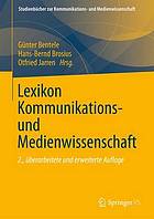 Lexikon Kommunikations- und Medienwissenschaft