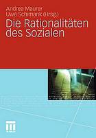 Die Rationalitäten des Sozialen