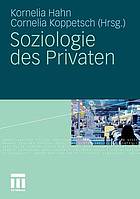 Soziologie des Privaten