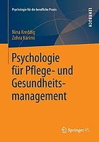 Psychologie für Pflege- und Gesundheitsmanagement