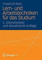 Lern- und Arbeitstechniken für das Studium