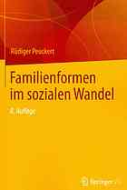 Familienformen im sozialen Wandel