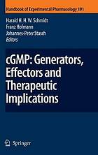 CGMP : generators, effectors and therapeutic implications