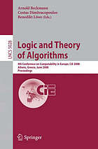 Logical approaches to computational barriers : second Conference on Computability in Europe, CiE 2006, Swansea, UK, June 30-July 5, 2006 : proceedings