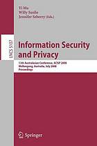 Information Security and Privacy.