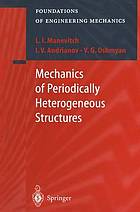 Mechanics of periodically heterogeneous structures