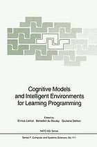 Cognitive models and intelligent environments for learning programming