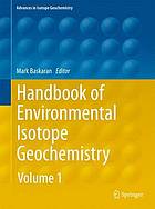 Handbook of Environmental Isotope Geochemistry.