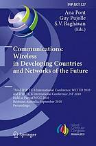 Communications: Wireless in Developing Countries and Networks of the Future: 3rd IFIP TC 6 International Conference, WCITD 2010 and IFIP TC 6 International Conference, NF 2010, Held as Part of WCC 2010, Brisbane, Australia, September 20-23, 2010, Proceedin.