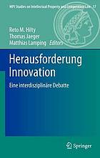 Herausforderung Innovation Eine interdisziplinäre Debatte