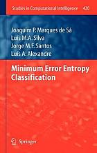 Minimum Error Entropy Classification.