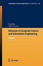 Advances in Computer Science and Information Engineering : Volume 1.