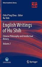 English writings of Hu Shih