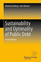 Sustainability and optimality of public debt