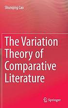 The variation theory of comparative literature