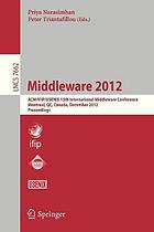 Middleware 2012 proceedings